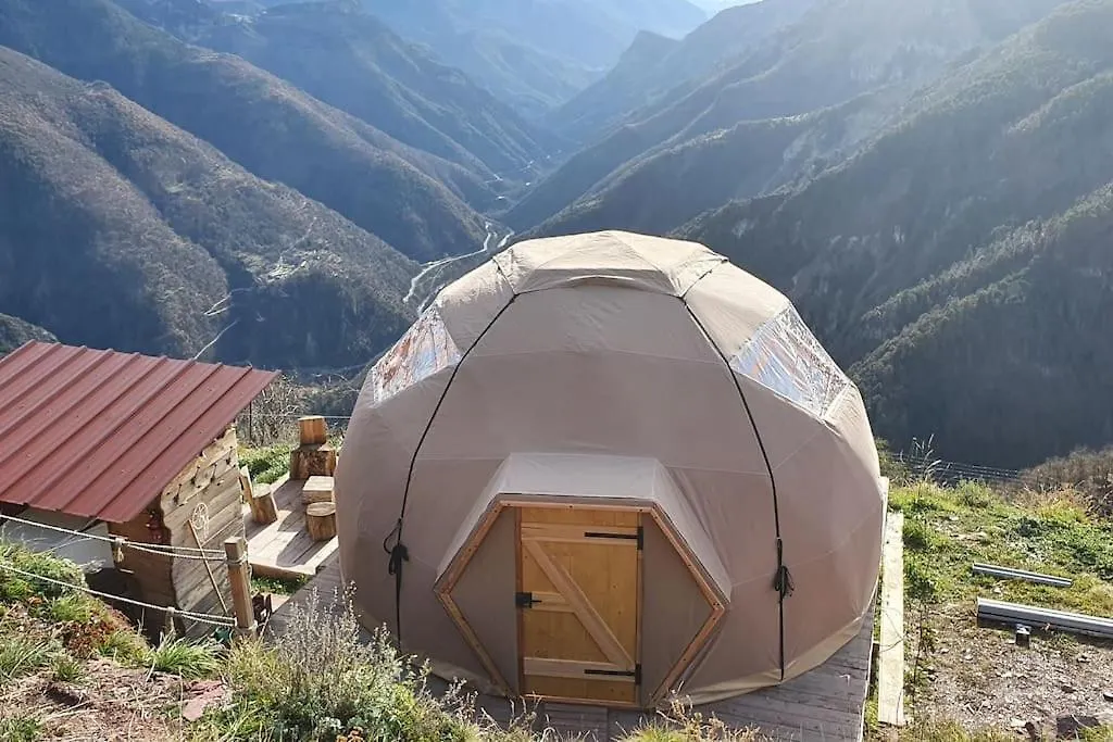 Hotel Les 3 Flocons Roure Tente de luxe